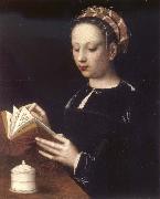 BENSON, Ambrosius Mary Magdalene Reading Spain oil painting artist